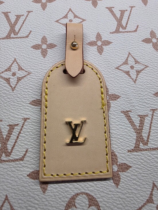 Louis Vuitton Handbags - Louis Vuitton Bumbag Vachetta Beige Leather Name Tag with Gold LV Emblem